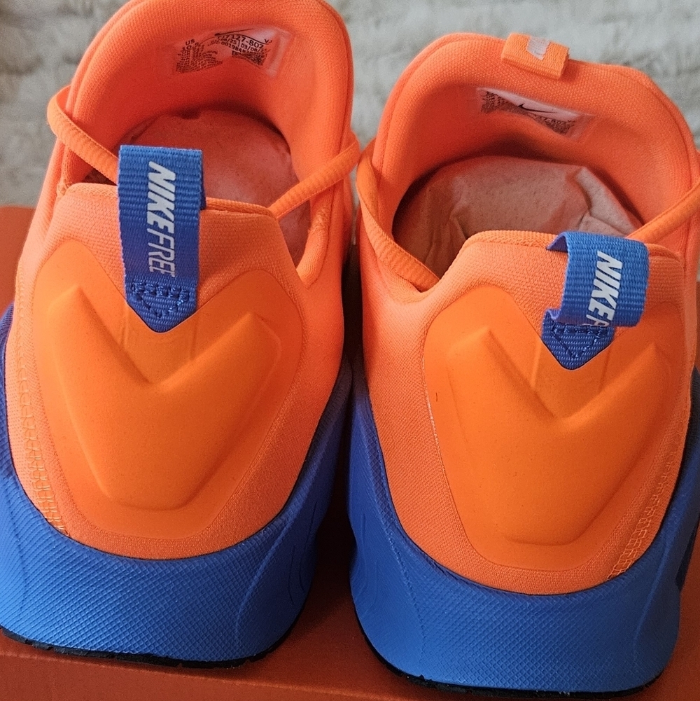 New In Box Nike Free Metcon 6 Shoes - Total Orange/Photo Blue  Men's 10.5 - Picture 4 of 6